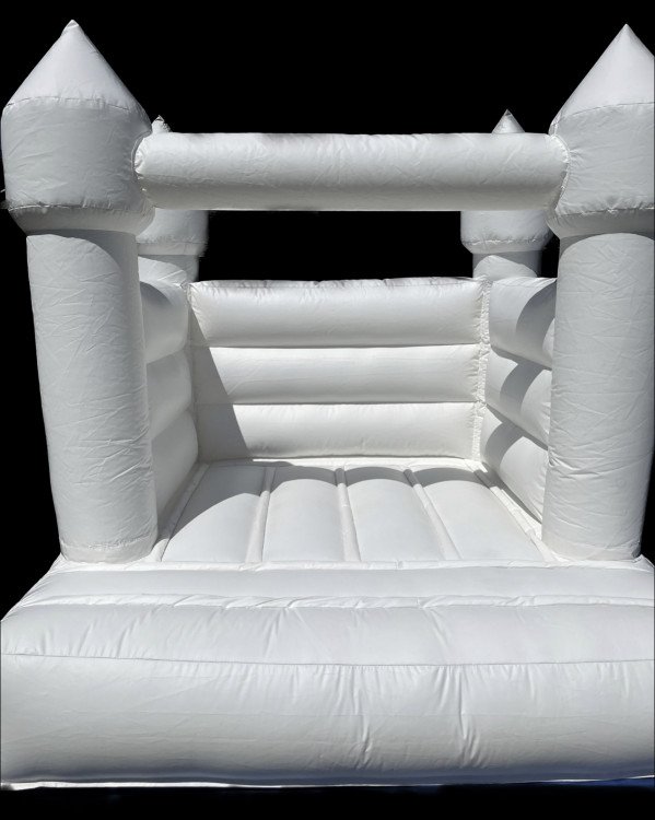7 Foot All White Kids Bounce Kappel Party Rentals LLC Hicksville NY